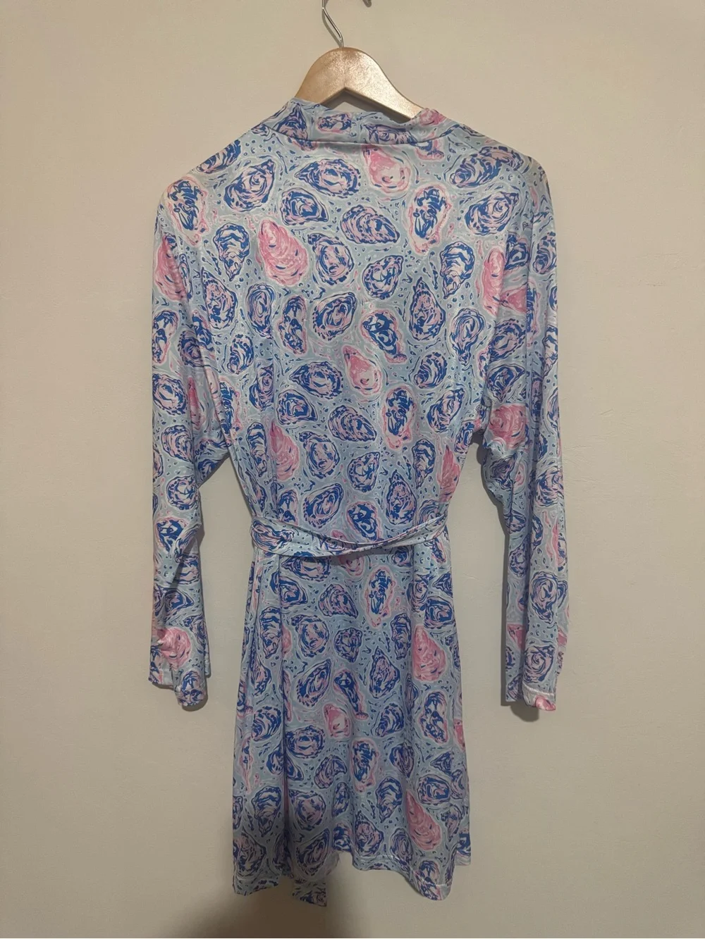SIMPLY SOUTHERN ROBE & Night GownBLUE & Pink & WHITE Oyster SIZE Medium